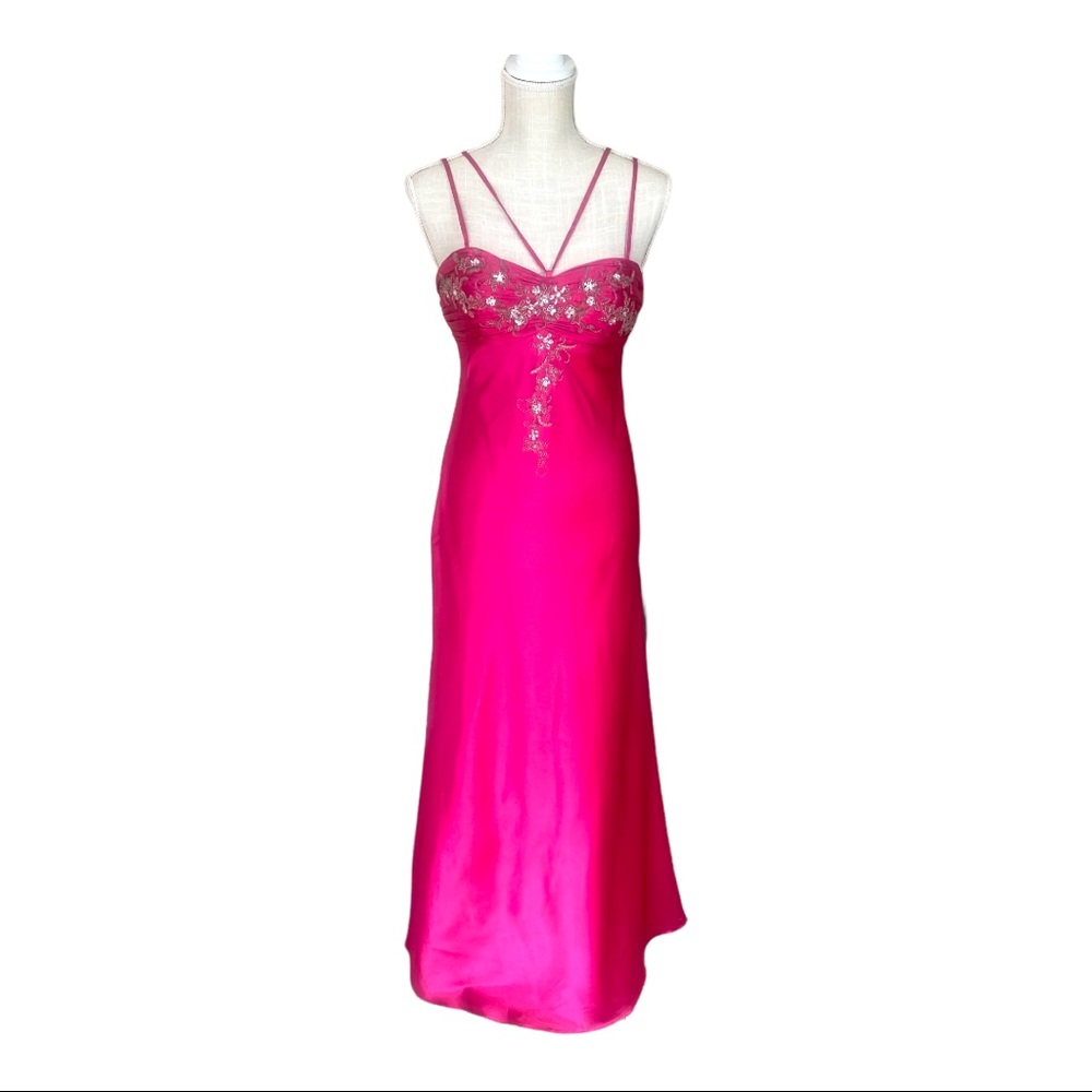 Dave & Johnny by Laura Ryner Pink Formal Dress